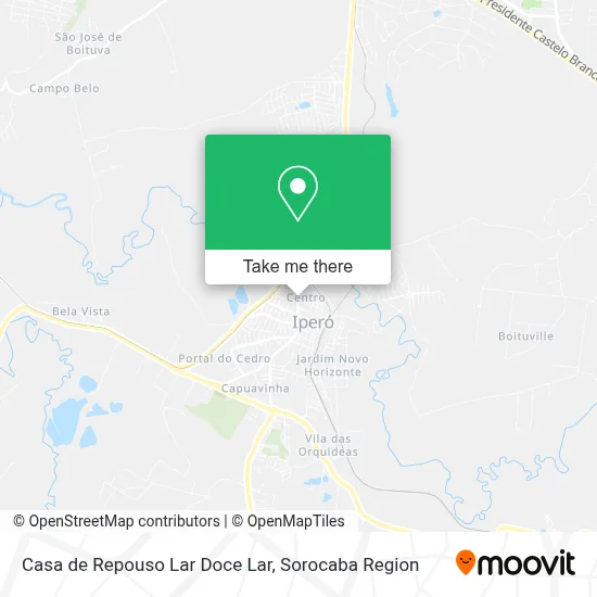 Casa de Repouso Lar Doce Lar map