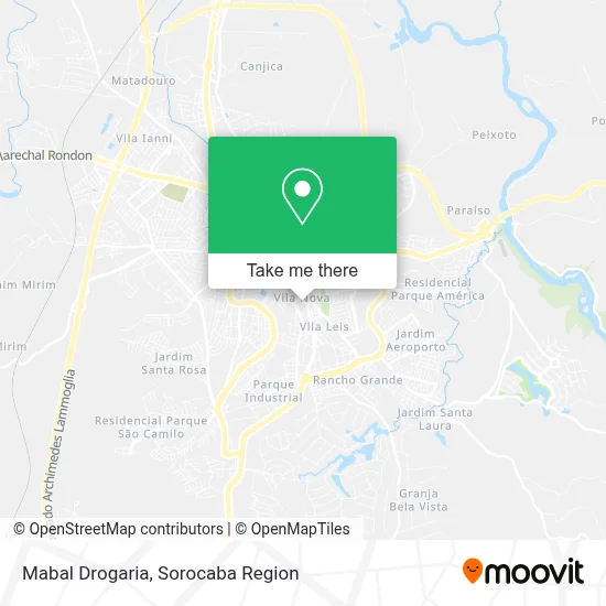 Mabal Drogaria map