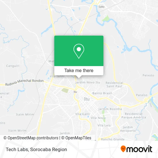 Tech Labs map