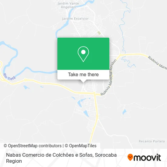 Nabas Comercio de Colchões e Sofas map