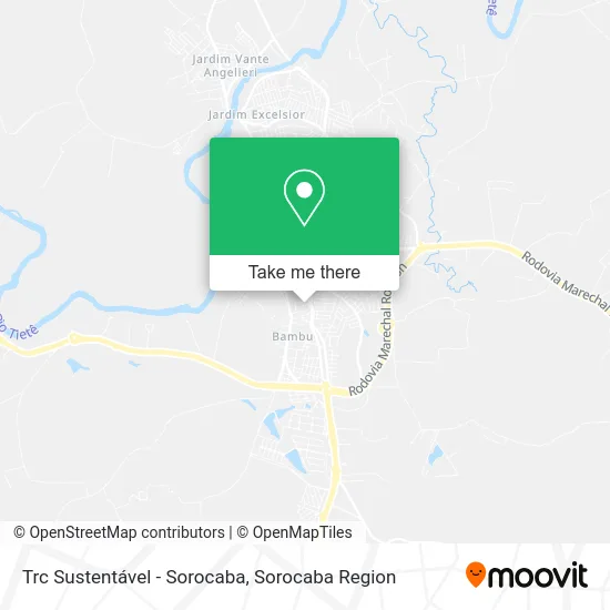 Trc Sustentável - Sorocaba map