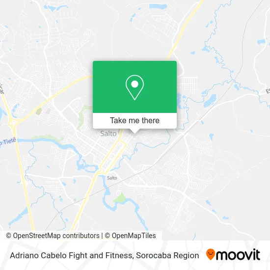 Adriano Cabelo Fight and Fitness map