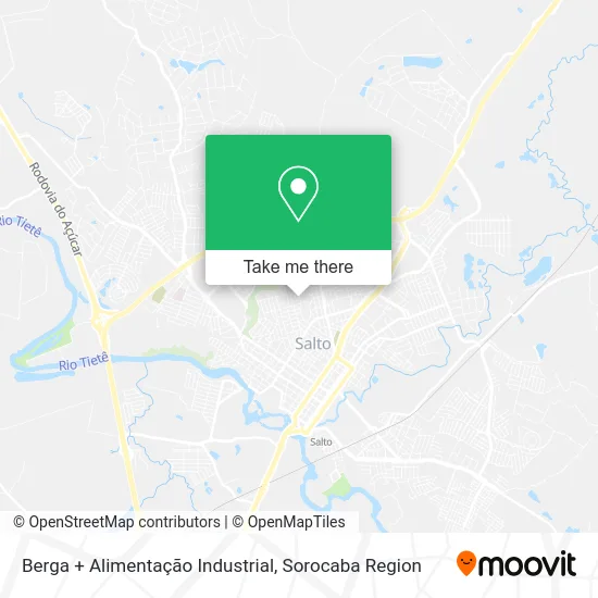 Berga + Alimentação Industrial map