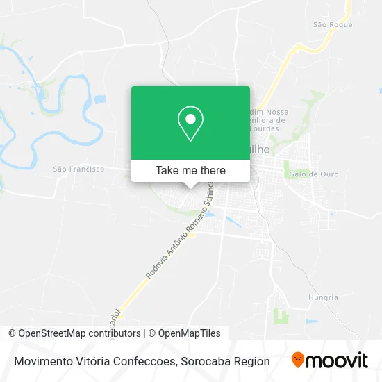 Movimento Vitória Confeccoes map