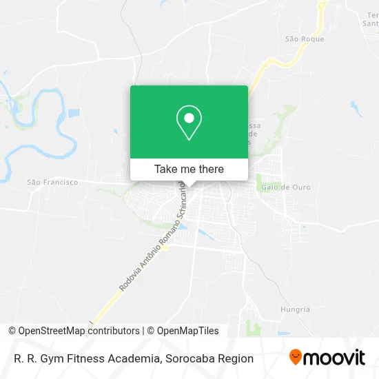 R. R. Gym Fitness Academia map