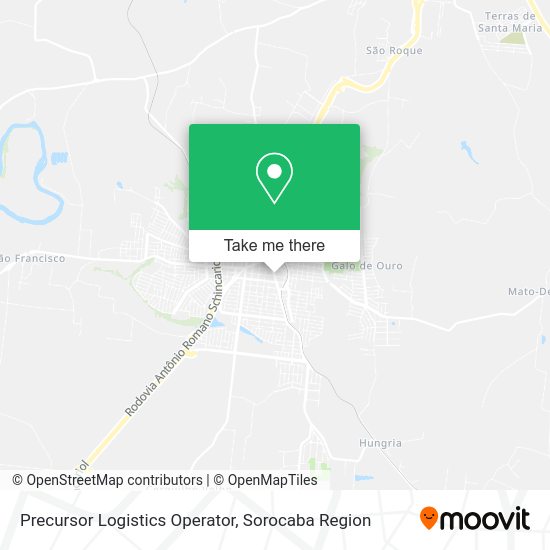 Precursor Logistics Operator map