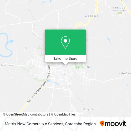 Matrix Now Comercio e Serviços map
