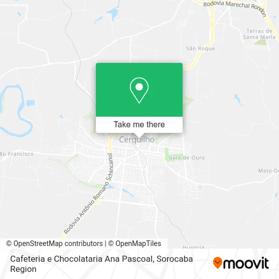 Cafeteria e Chocolataria Ana Pascoal map