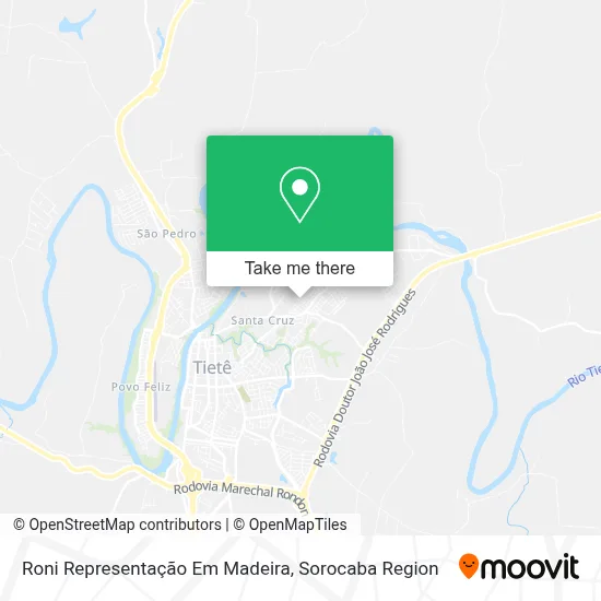 Roni Representação Em Madeira map