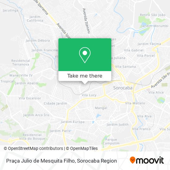 Praça Julio de Mesquita Filho map