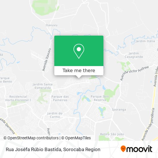 Mapa Rua Joséfa Rúbio Bastida