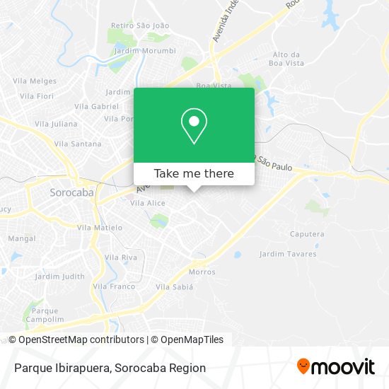 Parque Ibirapuera map