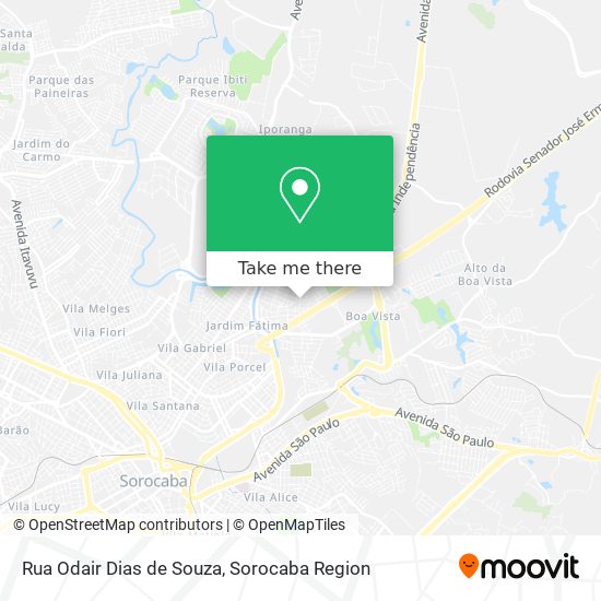 Rua Odair Dias de Souza map