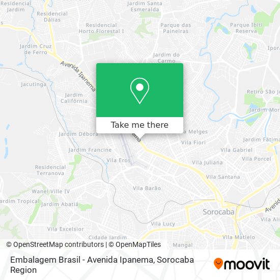 Embalagem Brasil - Avenida Ipanema map