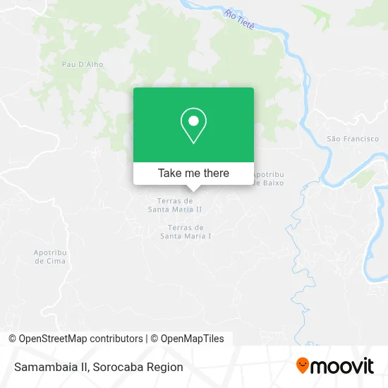 Samambaia II map