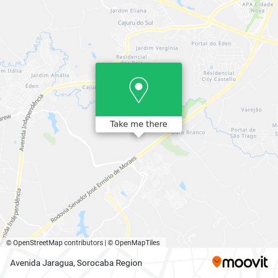 Avenida Jaragua map