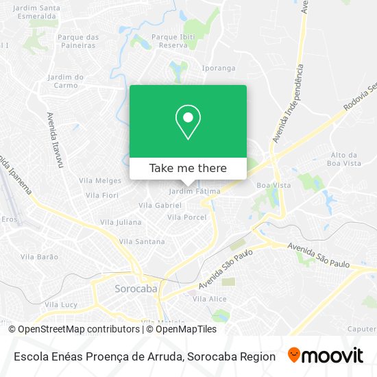 Escola Enéas Proença de Arruda map