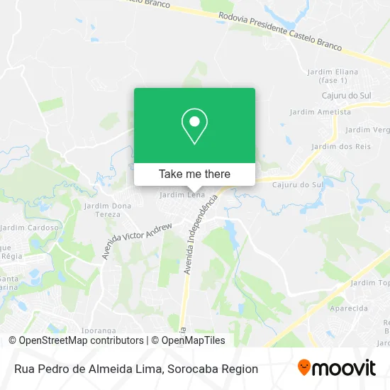 Rua Pedro de Almeida Lima map
