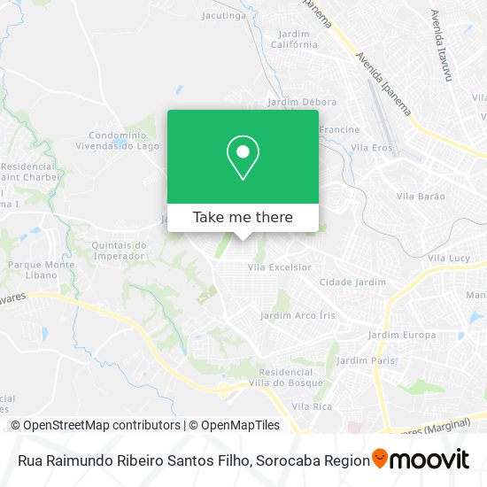 Rua Raimundo Ribeiro Santos Filho map