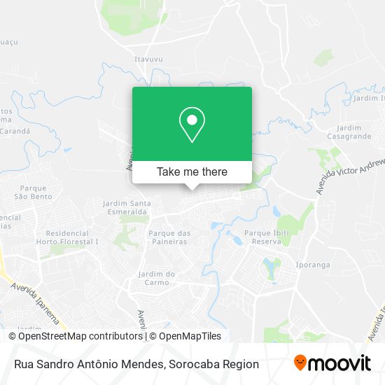 Rua Sandro Antônio Mendes map