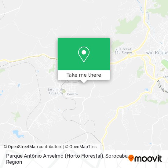 Mapa Parque Antônio Anselmo (Horto Florestal)