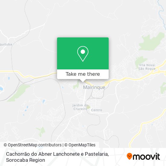 Cachorrão do Abner Lanchonete e Pastelaria map