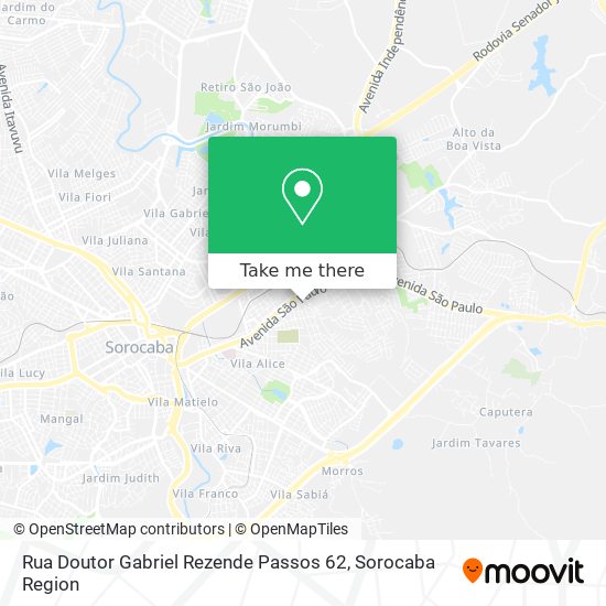 Rua Doutor Gabriel Rezende Passos 62 map