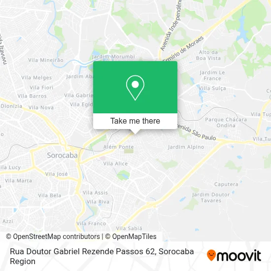 Rua Doutor Gabriel Rezende Passos 62 map