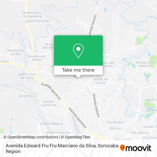 Mapa Avenida Edward Fru Fru Marciano da Silva