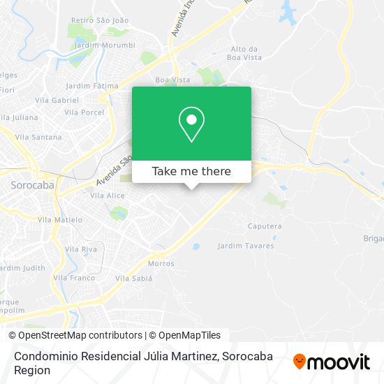 Mapa Condominio Residencial Júlia Martinez