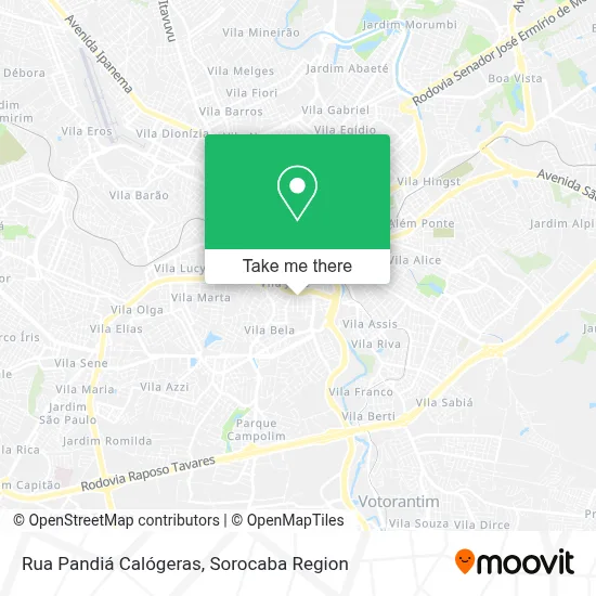 Rua Pandiá Calógeras map