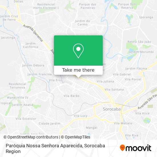 Paróquia Nossa Senhora Aparecida map