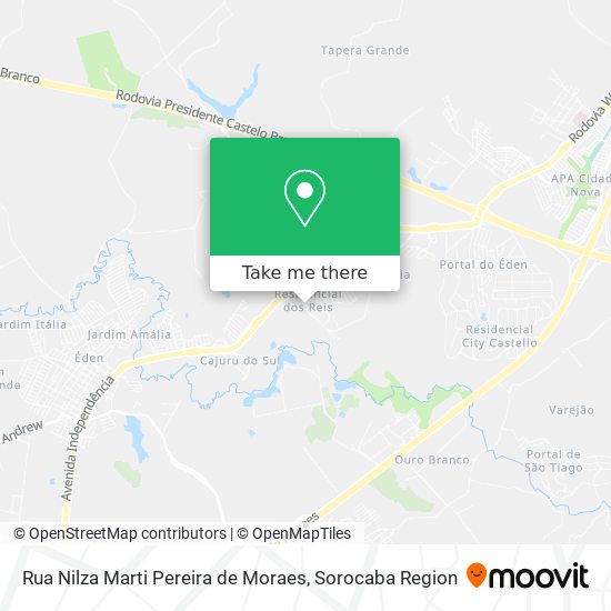 Rua Nilza Marti Pereira de Moraes map