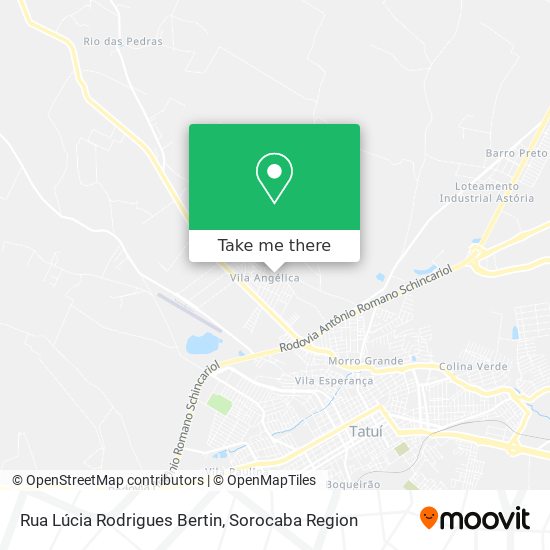 Rua Lúcia Rodrigues Bertin map