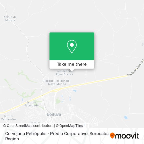 Cervejaria Petrópolis - Prédio Corporativo map