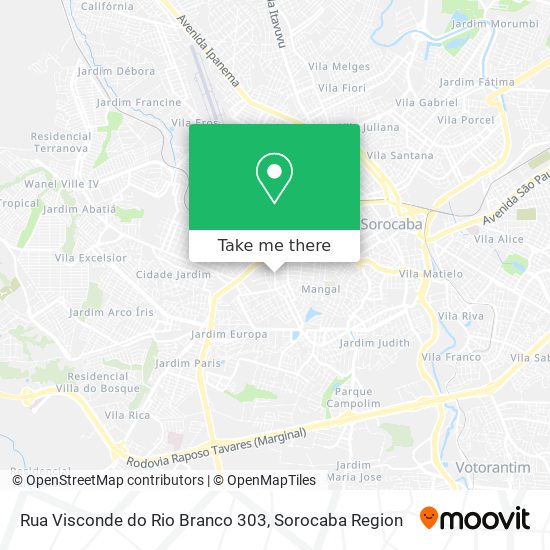 Rua Visconde do Rio Branco 303 map