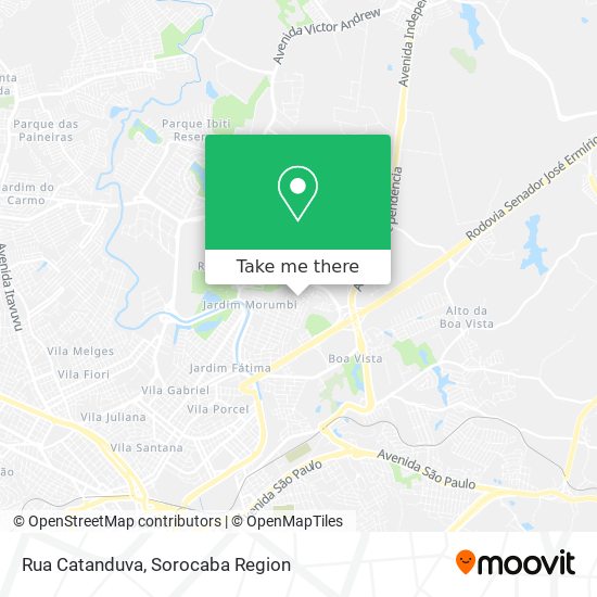 Rua Catanduva map