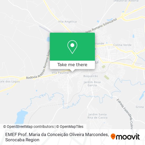 EMEF Prof. Maria da Conceição Oliveira Marcondes map