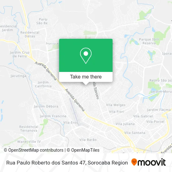 Rua Paulo Roberto dos Santos 47 map