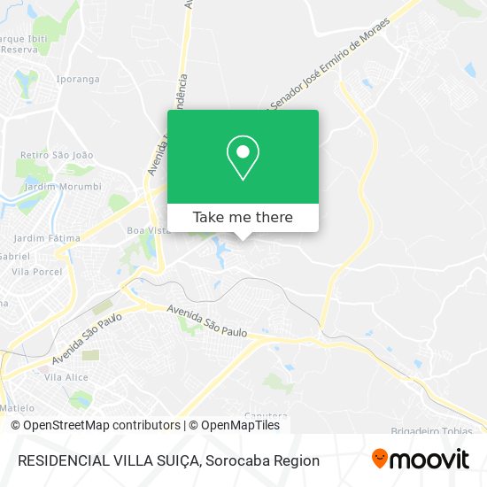 Mapa RESIDENCIAL VILLA SUIÇA