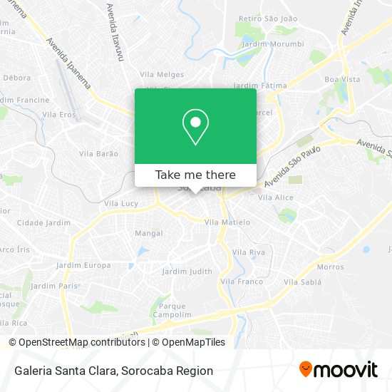 Mapa Galeria Santa Clara