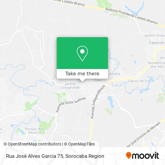 Rua José Alves Garcia 75 map