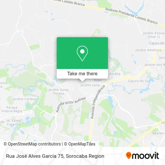 Rua José Alves Garcia 75 map