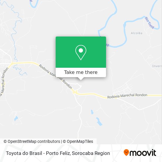 Toyota do Brasil - Porto Feliz map