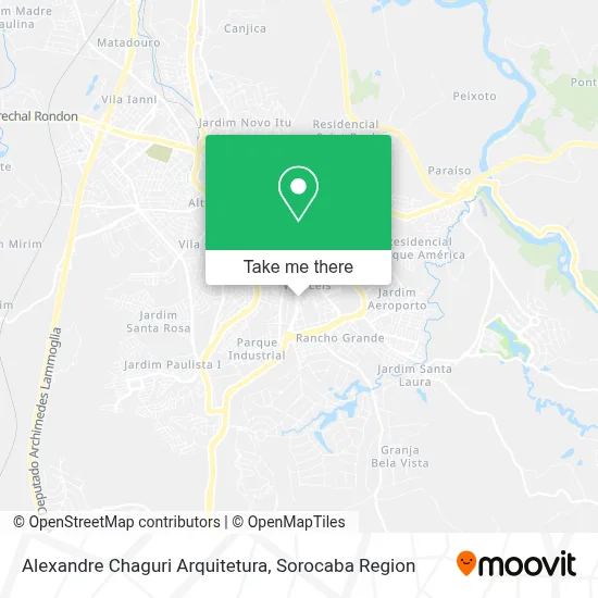 Alexandre Chaguri Arquitetura map