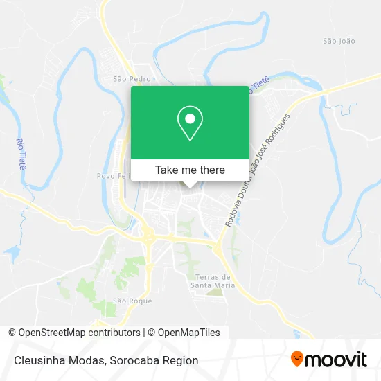 Cleusinha Modas map