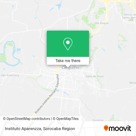 Instituto Aparenzza map