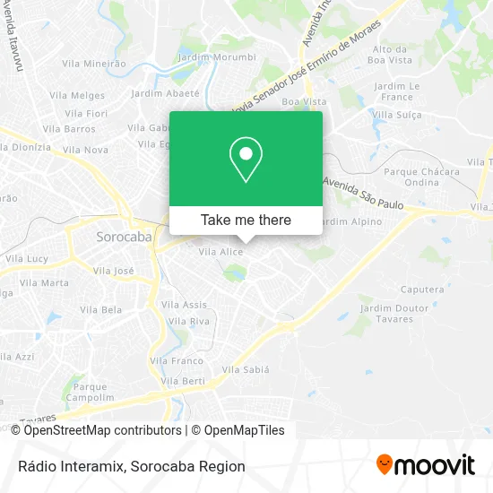 Rádio Interamix map