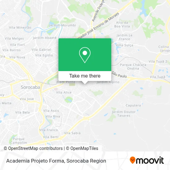 Academia Projeto Forma map