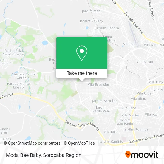 Moda Bee Baby map